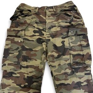 LCKR Men's Woodland Camo Ripstop Cargo Pants